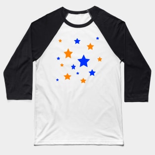 Orange and blue star bundle Baseball T-Shirt